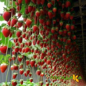 Клубника ампельная Анастасия купить по цене от 370р. в интернет-магазине «Посадика» с доставкой почтой в в Камышлове и по всей России – [изображение №1].